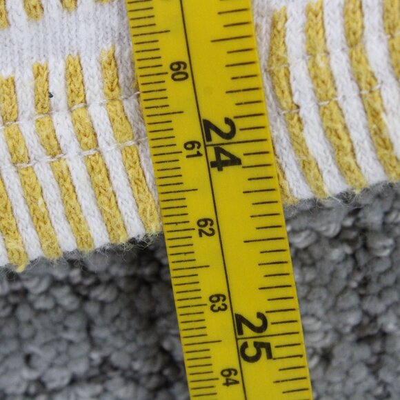 Mantaray Faithful And True Shirt Top Womens Size 14 Gold Striped 3/4 Sleeve - Picture 9 of 9